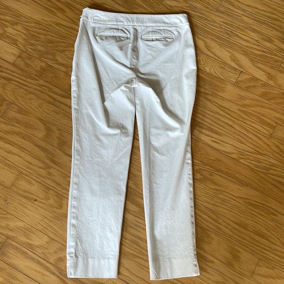 TALBOTS white Chatham ankle pants, size 2P - Picture 5 of 5